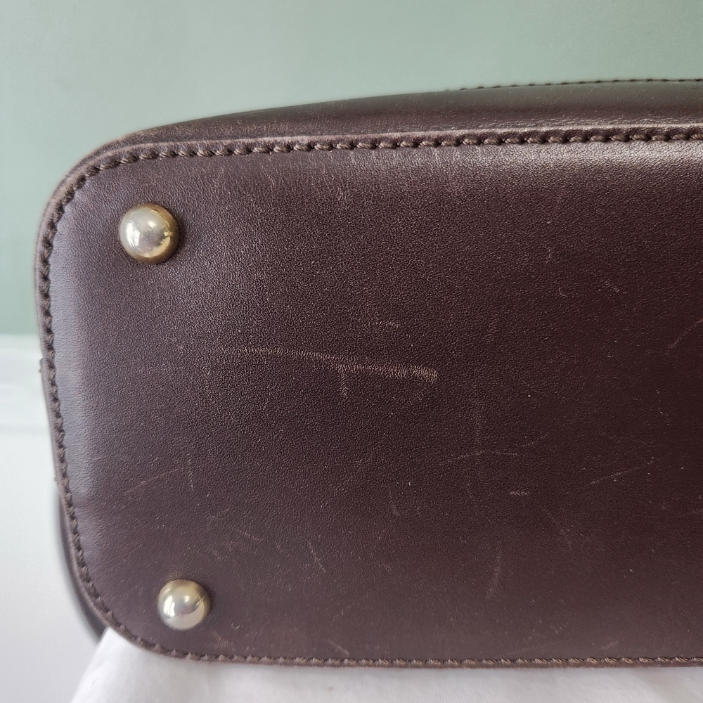 Vintage CELINE Brown and Cream Crossbody Bag - Picture 8 of 14